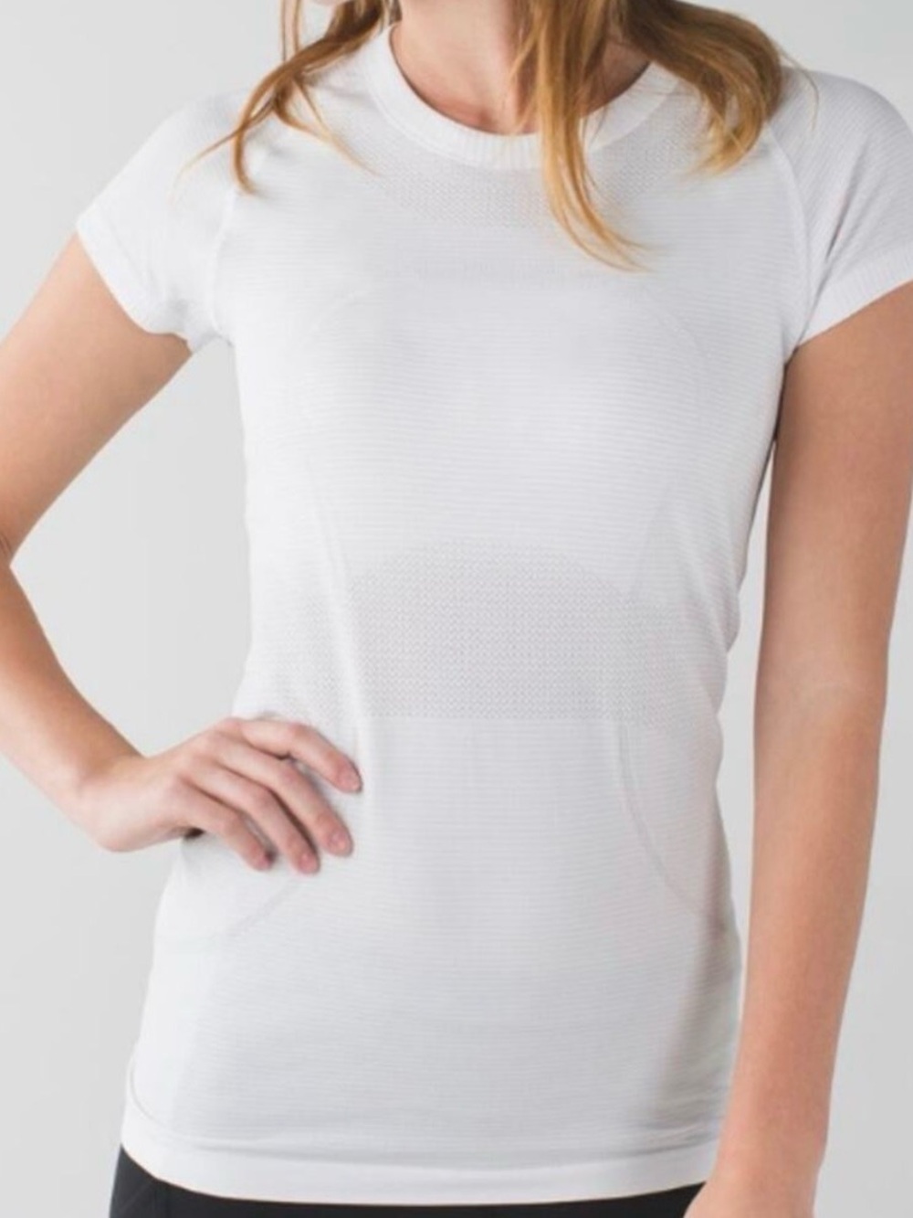 Lululemon Swiftly Tech Short Sleeve White Seamless Silverescent X-STATIC 2